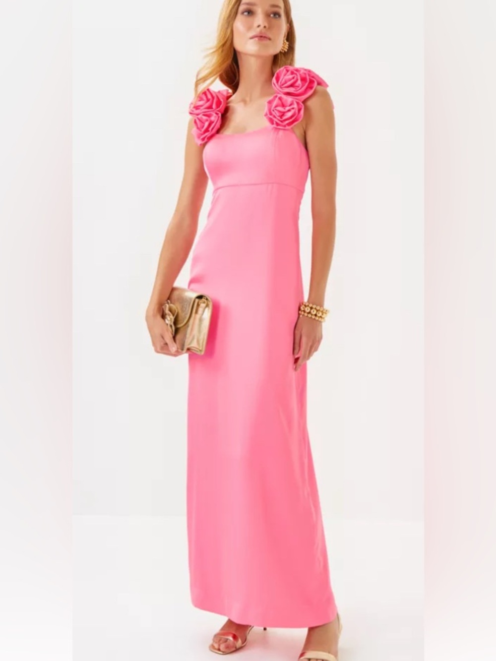 Lilly Pulitzer Aamira maxi dress in Rousseau Pink